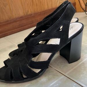 Dexflex comfort black Block Heel Sandals 170276